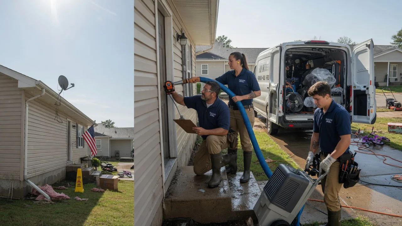 Ceiling Water Damage Restoration in Shawnee, OK near me